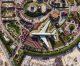 Top view of Dubai Miracle Garden
